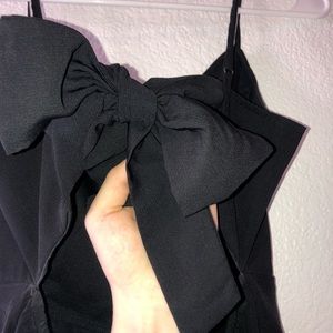 Forever 21 black tie dress